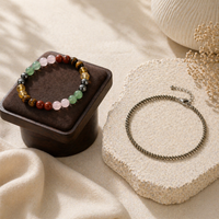 Pyrite Anklet - (Free Dhanyog 2.0 Bracelet) Combo
