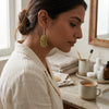 Limea Peridot Chips Earrings_PE10