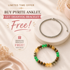Samriddhi Combo Pyrite Anklet - Free Dhanyog Bracelet
