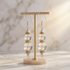 Glasstone Clear Quartz Earrings_QE02