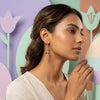 GlowRudra Sunstone & Rudraksha Earrings_ER13