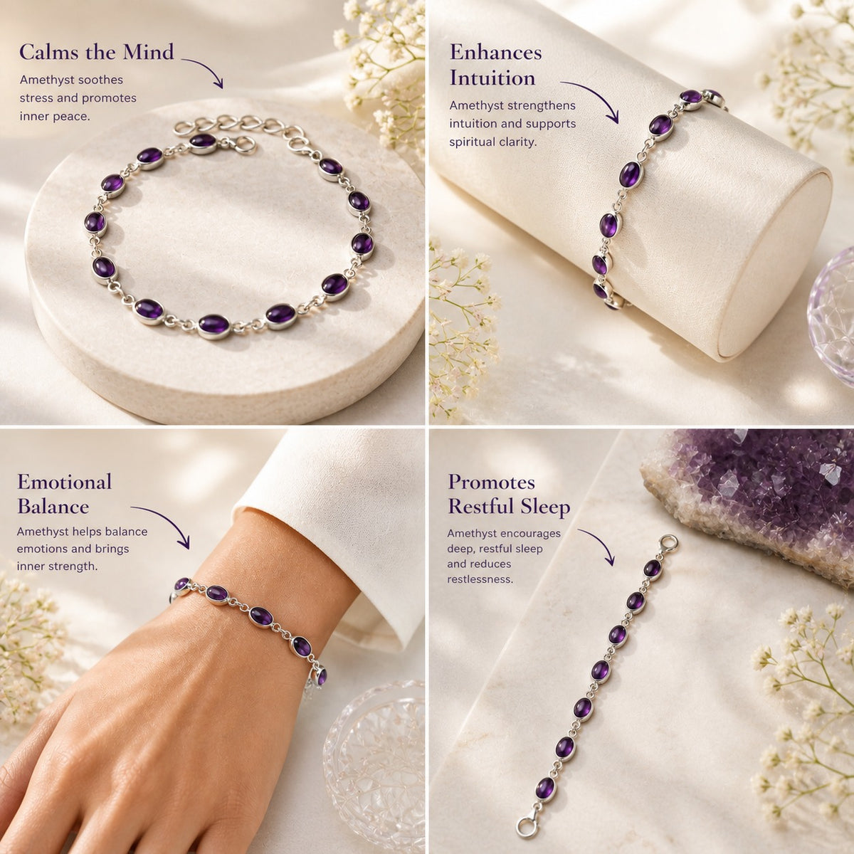Amethyst Bracelet/Anklet