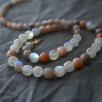 Multicolor Moonstone Necklace