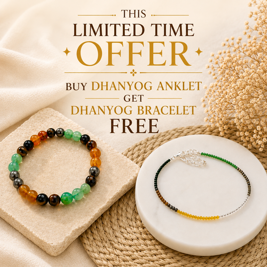 Dhan Sampann Combo - Dhanyog Anklet & Bracelet