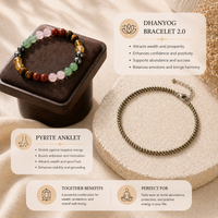 Dhanyog Bracelet 2.0 (Free Pyrite Anklet)