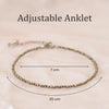 Raw Pyrite Anklet